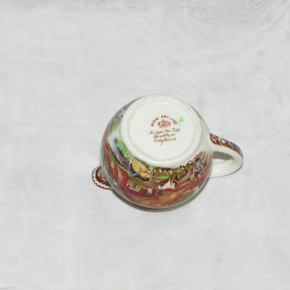 Vintage Midwinter Rural England Individual Creamer Brown Toile Transferware - Picture 3 of 6
